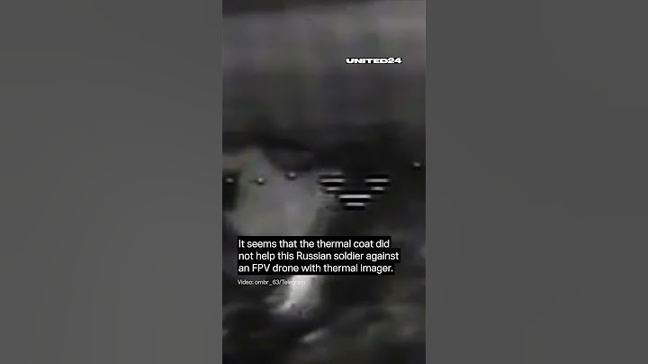 Thermal Coat Didn't Help Russian Soldier Against FPV Drone #warinukraine #drone