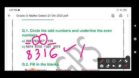 Grade 3 Math  Dated 21 04 2021