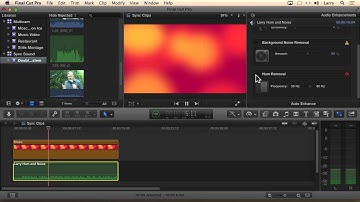Remove Hum and Background Noise From Your Videos in Final Cut