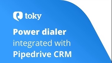 Toky Power Dialer Integrated with Pipedrive CRM