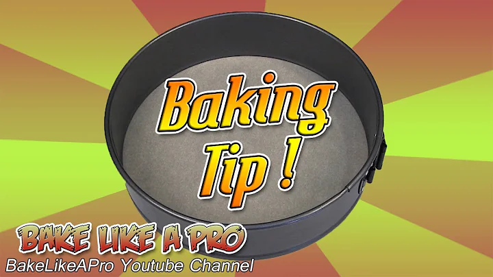 Baking Tip ! - How To Cut Parchment Paper For SpringForm Pans
