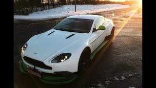 Aston Martin Vantage GT8 Review : Driving one of Aston's craziest cars in the snow!