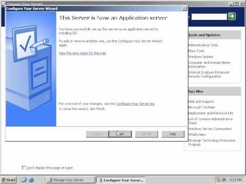 Sharepoint - Install IIS6 on Windows Server 2003