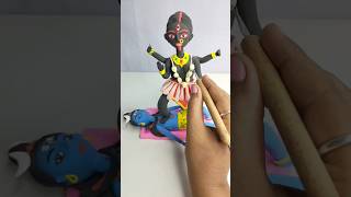 DIY clay Kali Mata Idol #shorts Resimi