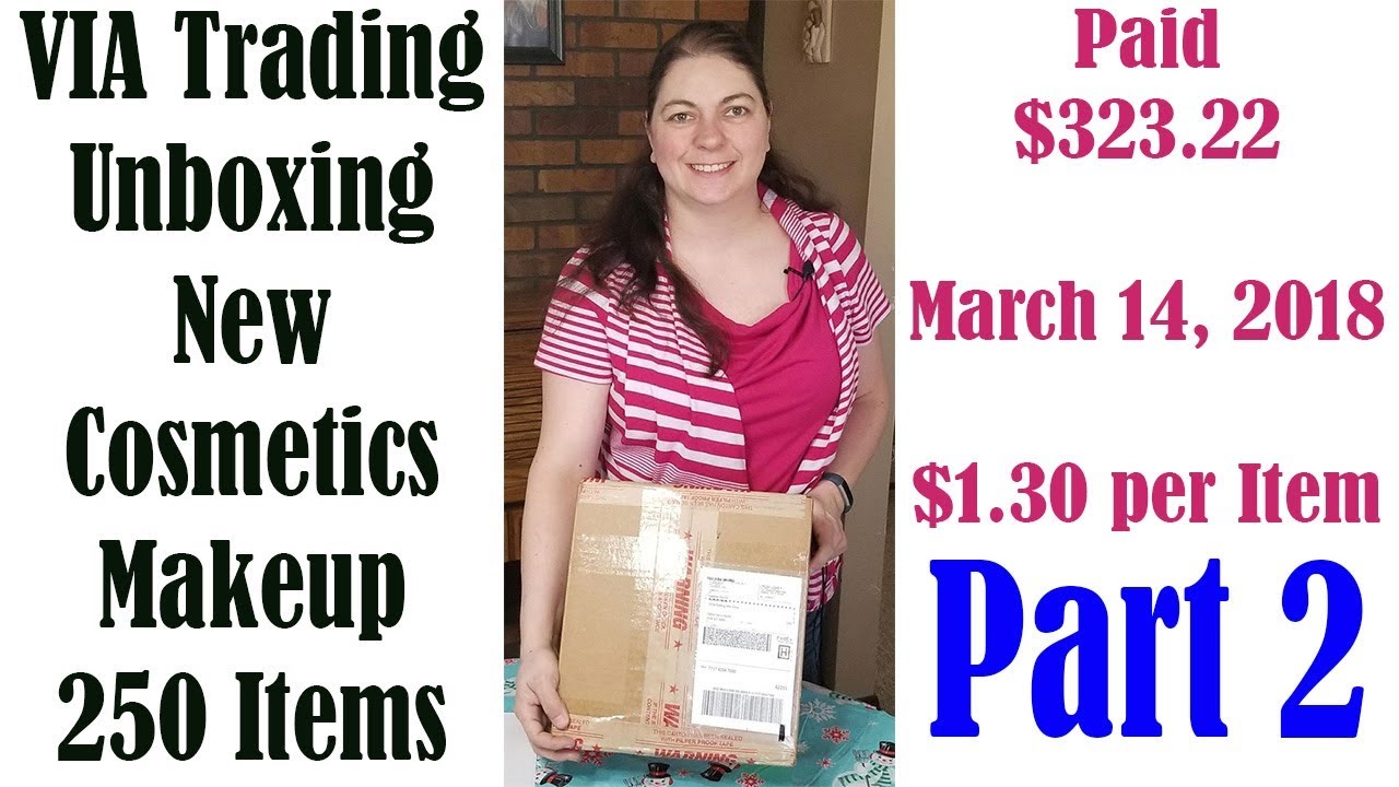 Via Trading Unboxing Reveal Part 2 Paid $323.22 NYX Makeup New Condition