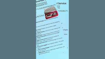 MINI SCALE BY UNIVERSAL SERVICE | Complete Weighing Solutions