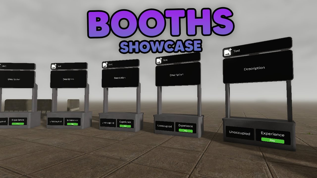 Booths System // Roblox Showcase - YouTube