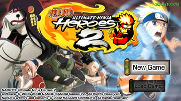 Naruto Ultimate Ninja Heroes 2 the Phantom Fortress PSP PPSSPP Android Gameplay