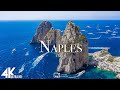 FLYING OVER NAPLES ITALY 4K UHD - Relaxing Music With Beautiful Natural Landscape - Amazing Nature