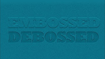 Embossed And Debossed Effect In Adobe Photoshop CC 2018 #embossed #bevel #effects