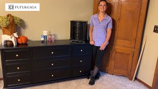 Modern 9-Drawer Triple Dresser Sideboard Review | FUFU&GAGA