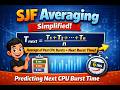 SJF Averaging in Telugu | Simple vs Exponential