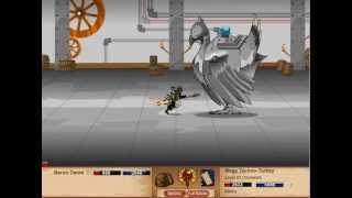 DragonFable: Baron Dante vs. Mega-Hard Techno-Turkey