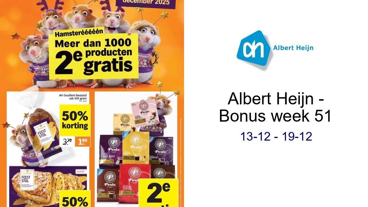 Albert Heijn - Bonus week 51 13-12 - 19-12 - YouTube