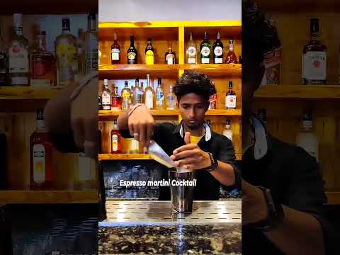Espresso martini Cocktail #shorts #reels #vodka #cocktail #bartending #bartender #mixology