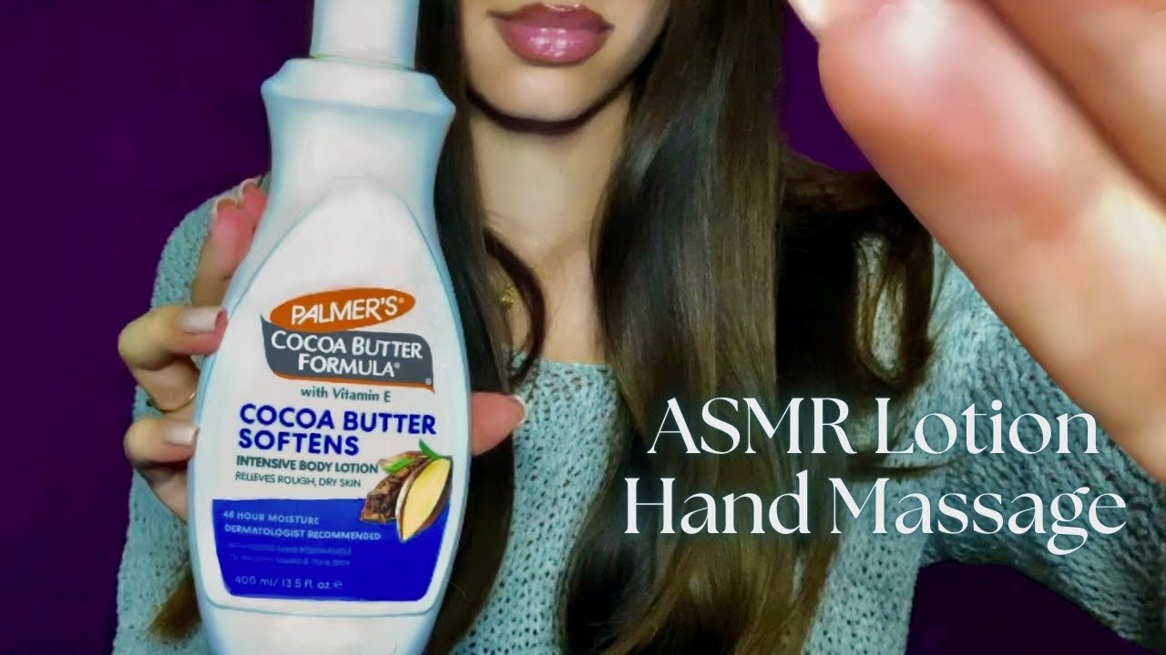 ASMR Lotion Hand Massage🧴(lofi minimal whispering, layered sounds)