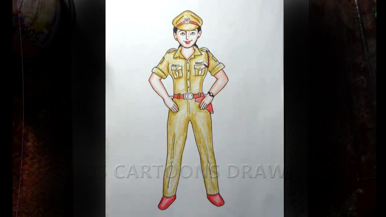 Update 117+ indian police drawing images super hot