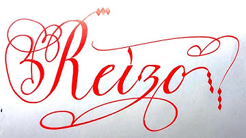 Reizo Name Signature Calligraphy Status | #moderncalligraphy #cursive #YearofYou #reizo @Reizo