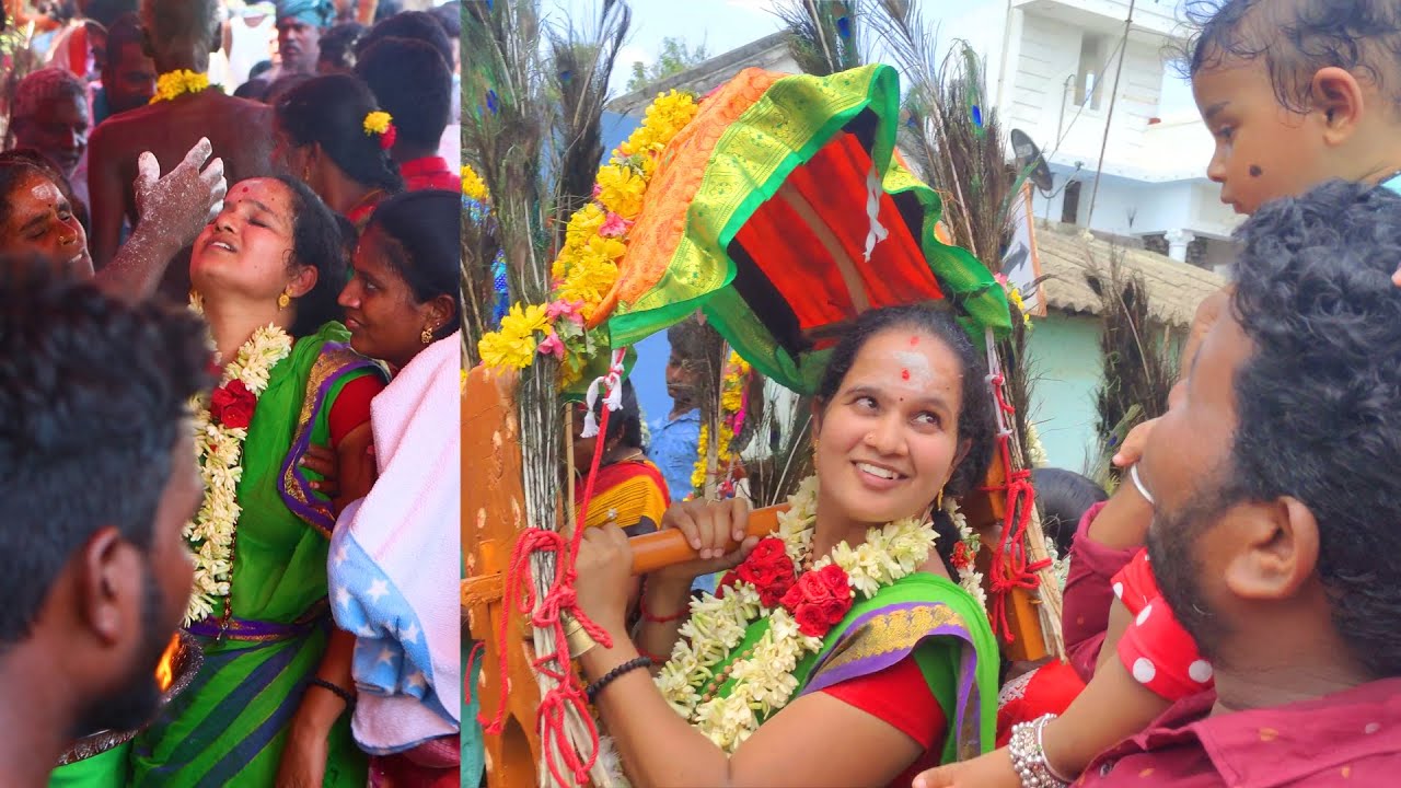 நம்பவே முடியல! என் Wifeக்கும் சாமி வந்துச்சா? காவடி நேர்த்திக்கடன் | Village Panguni Uthira Festival