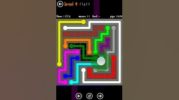 Flow Free 11X11 Jumbo Pack walkthrough level 4