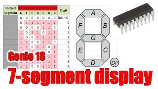 Celebrity Genie 18 microcontroller and 7-segment display Profile
