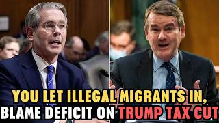 "You Let Illegal Migrants in, Blame Deficit on Trump Tax Cut" - Scott Bessent Clashes With Dem Sen