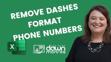 Microsoft Excel | Clean Phone Numbers | Clean SSNs | Remove Dashes | Convert to Digits