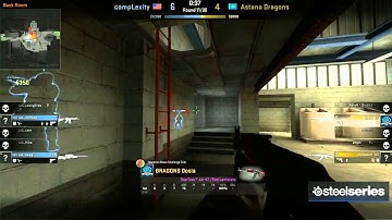Astana Dragons vs CompLexity on de_nuke @ Dreamhack Winter 2013 Quarter Finals Game 1