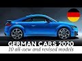 Top 10 New German Cars and SUVs Unveiled for the 2020 Model Year