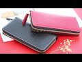 How to Handcraft a Leather wallet.拉链长夹