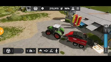 How To Unload Bales Anywhere / Farming Simulator 20 Mobile / WHEAT Harvesting 🌾🌾