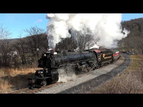 Winter Steam on the Western Maryland Scenic Railroad