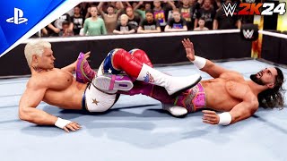 WWE 2K24 - Cody Rhodes vs. Seth Rollins | WWE Championship Match | PS5™ [4K60]