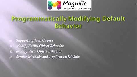 Oracle Fusion Middleware 11g Adf Online Training