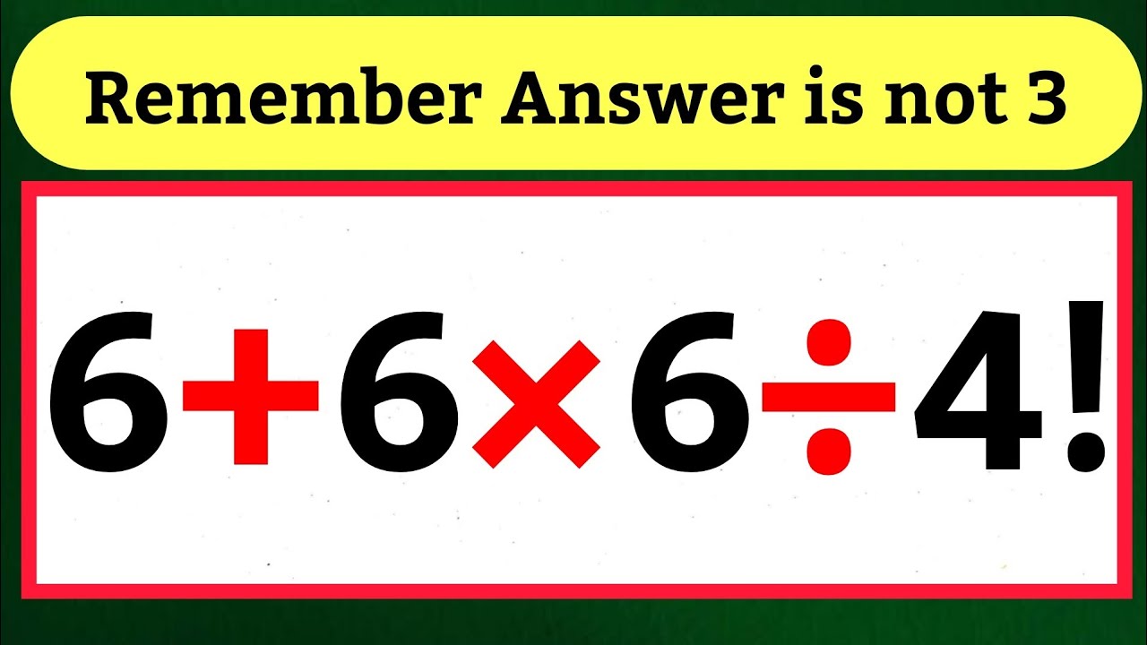 This MATHS Question Will Blow Your Mind ! Simplify PEMDAS Question ...