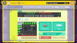 Super Mario Maker - My Super Mario Maker Level: Vizzed Firefight SMW Castle - User video