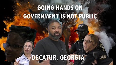 HANDS ON | POLICE CALLED | Government is Private | Post Office Lost It | Decatur Georgia