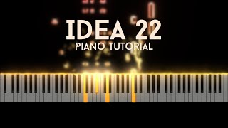 Video thumbnail of "Gibran Alcocer - Idea 22 | Piano Tutorial"