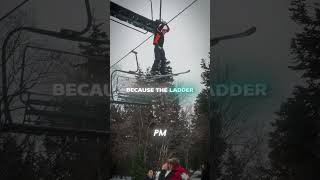 Rescue Of Boy Hanging From Ski Lift