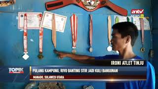 Ironis, Dulunya Juara Tinju Sekarang Jadi Kuli Bangunan