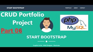 Famous HTML CSS Bootstrap Template PHP CRUD MySQL Database - Portfolio Section Completed Net Worth