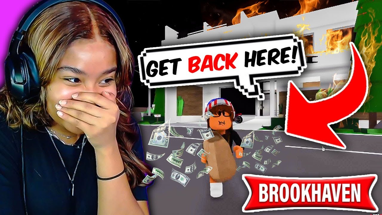 ROBBING HOUSES IN ROBLOX BROOKHAVEN GONE WRONG!🤣 - YouTube