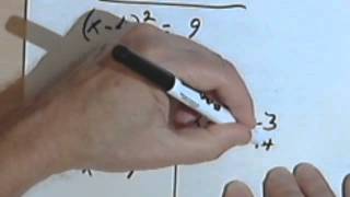 Solving Quadratic Equations with the Square Root Method, part 2 5-6b