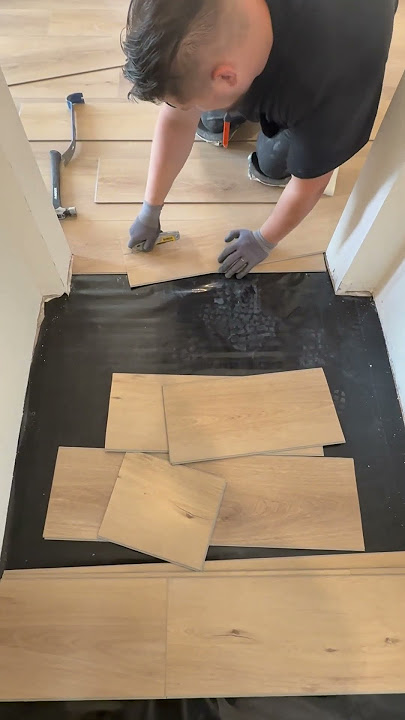 #diy #lvpfloors #homeimprovement #home #viralvideo #flooring #handyman #fyp #construction