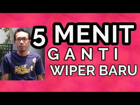 Hasil Sapuan Wiper Toyota Sienta OEM Setelah 7 Bulan. 