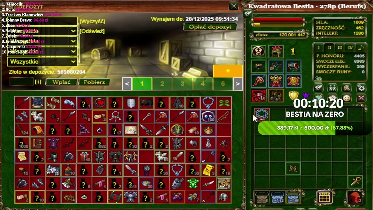 MOJA TRZECIA LEGENDA NA TOPKE ZA GROSZE MARGONEM BERUFS