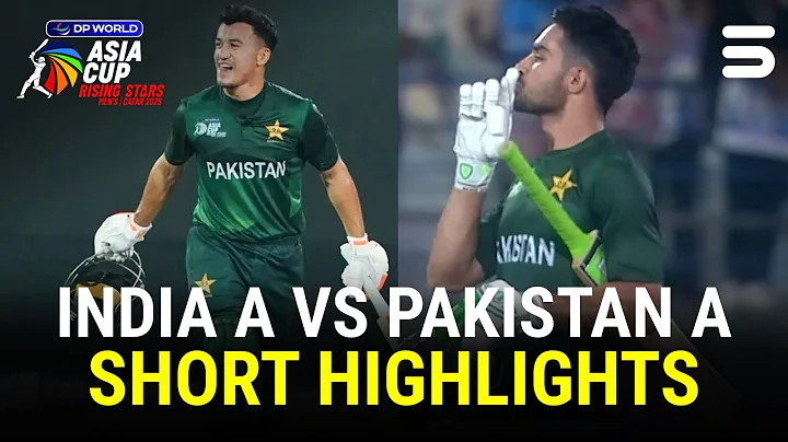 Short Highlights | India A vs Pakistan A | Match 06 | Asia Cup Rising Stars 2025 | ZH13