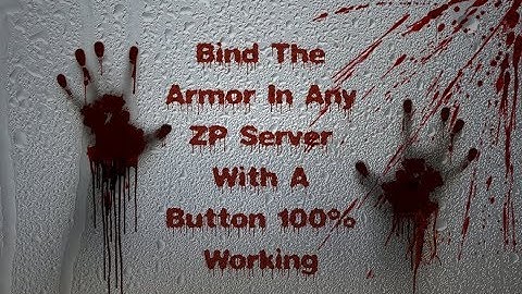 How To Bind Armor In Any Zombie Server | PC Gaming And Technology With Usman