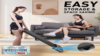 DeerRun Walking Pad 2024 Upgrade Smart Under Desk Treadmill 2.2HP Small Quiet