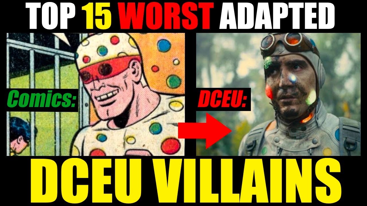Top 15 WORST SUPERVILLAIN Adaptations in the DCEU